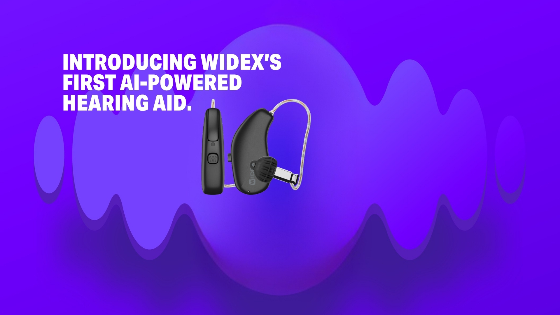 Bloom Brand Widex Allure AI Campaign Homepage