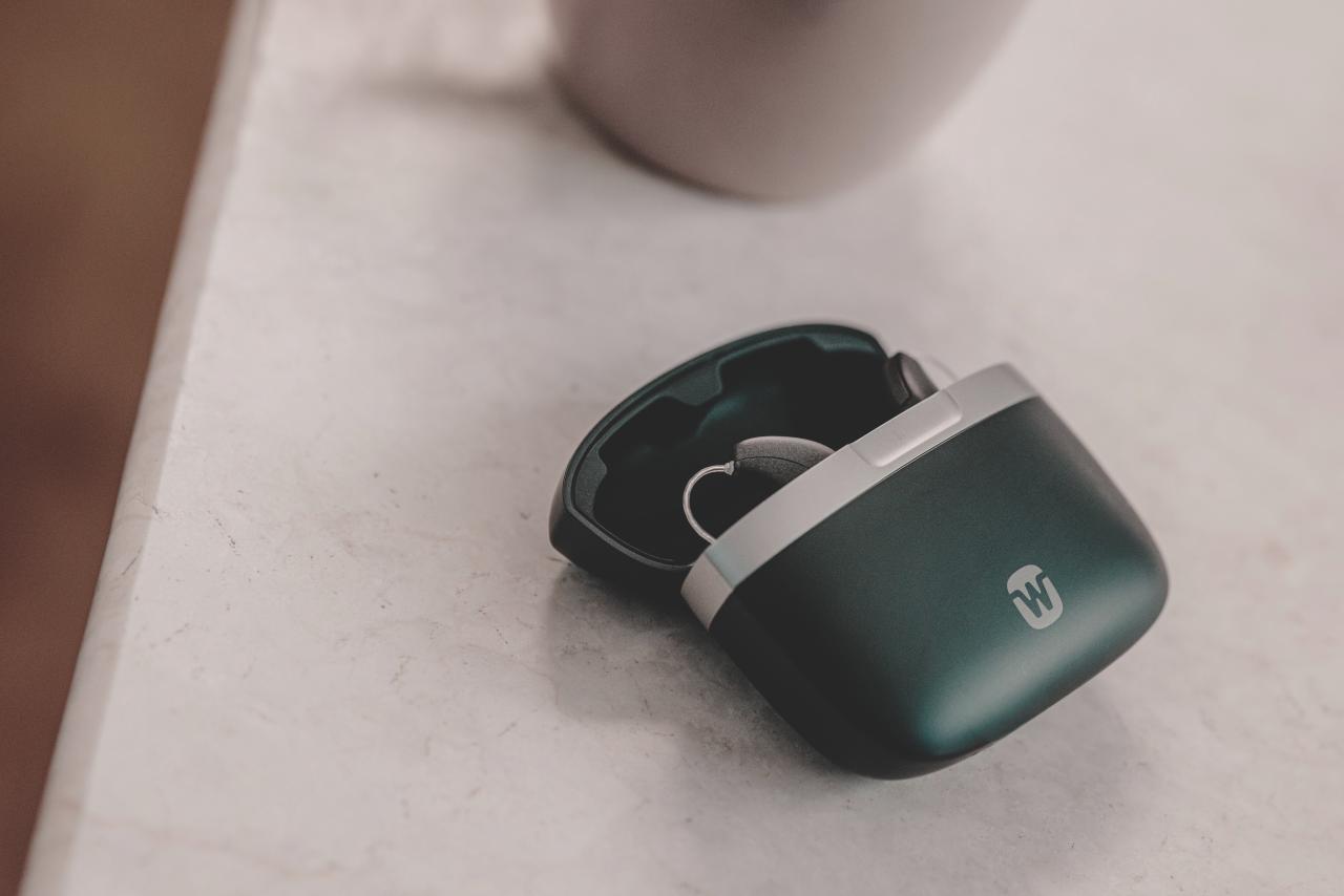 WIDEX AI Hearing Aids RIC Portable Charger