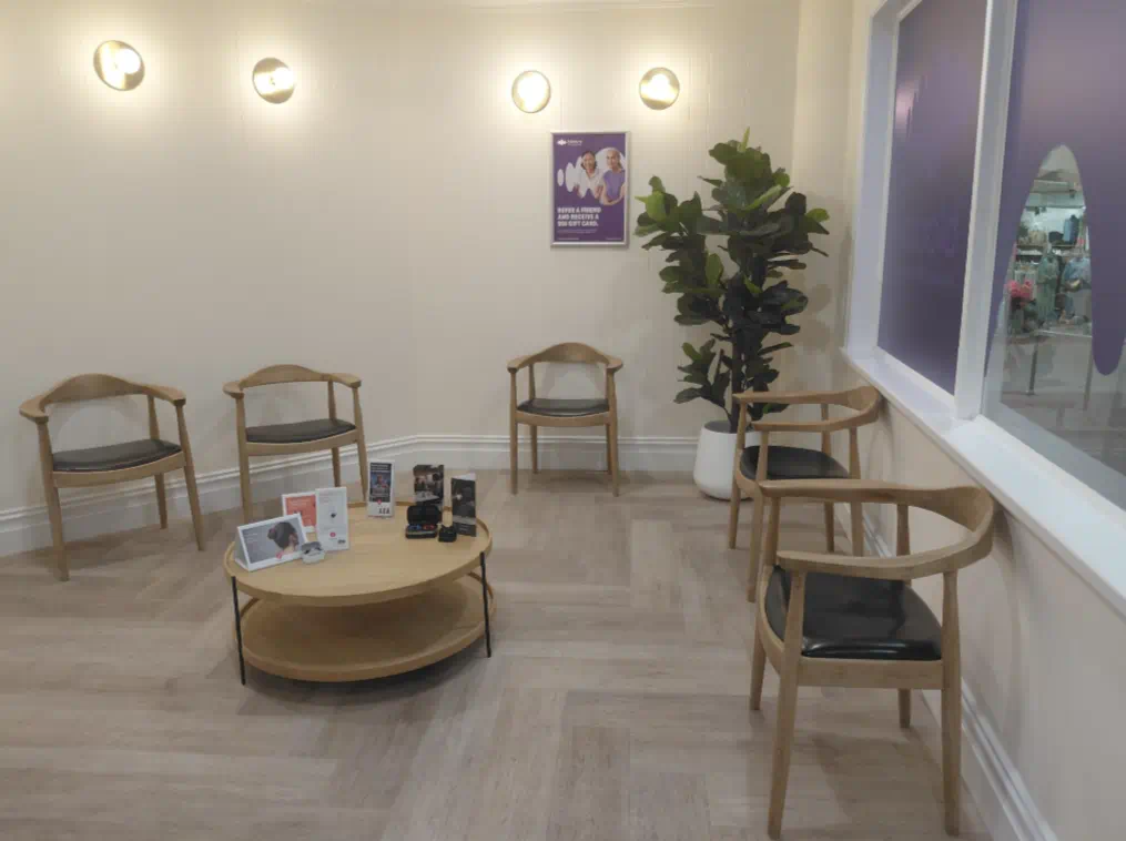 Waiting area of the Dianella store.