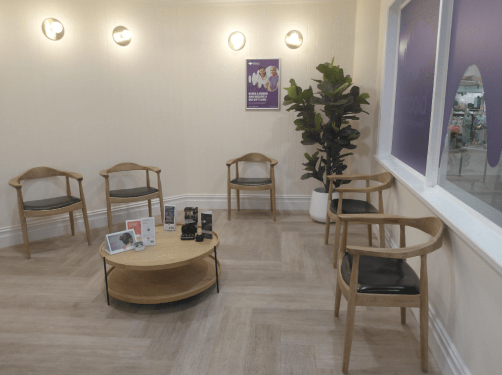Waiting area of the Dianella store.