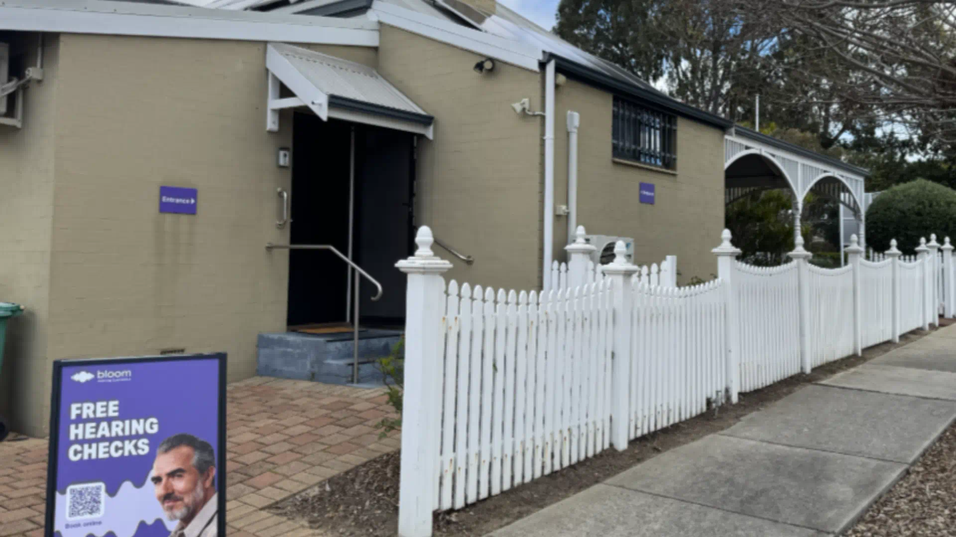 Outside of North Perth store building