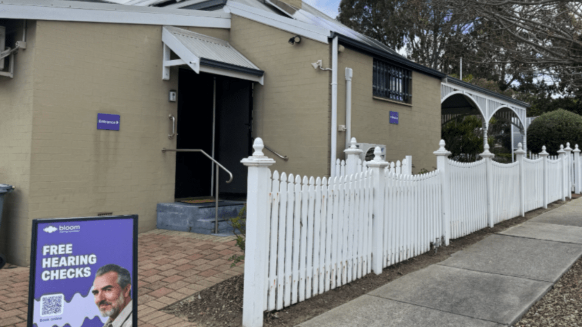 Outside of North Perth store building