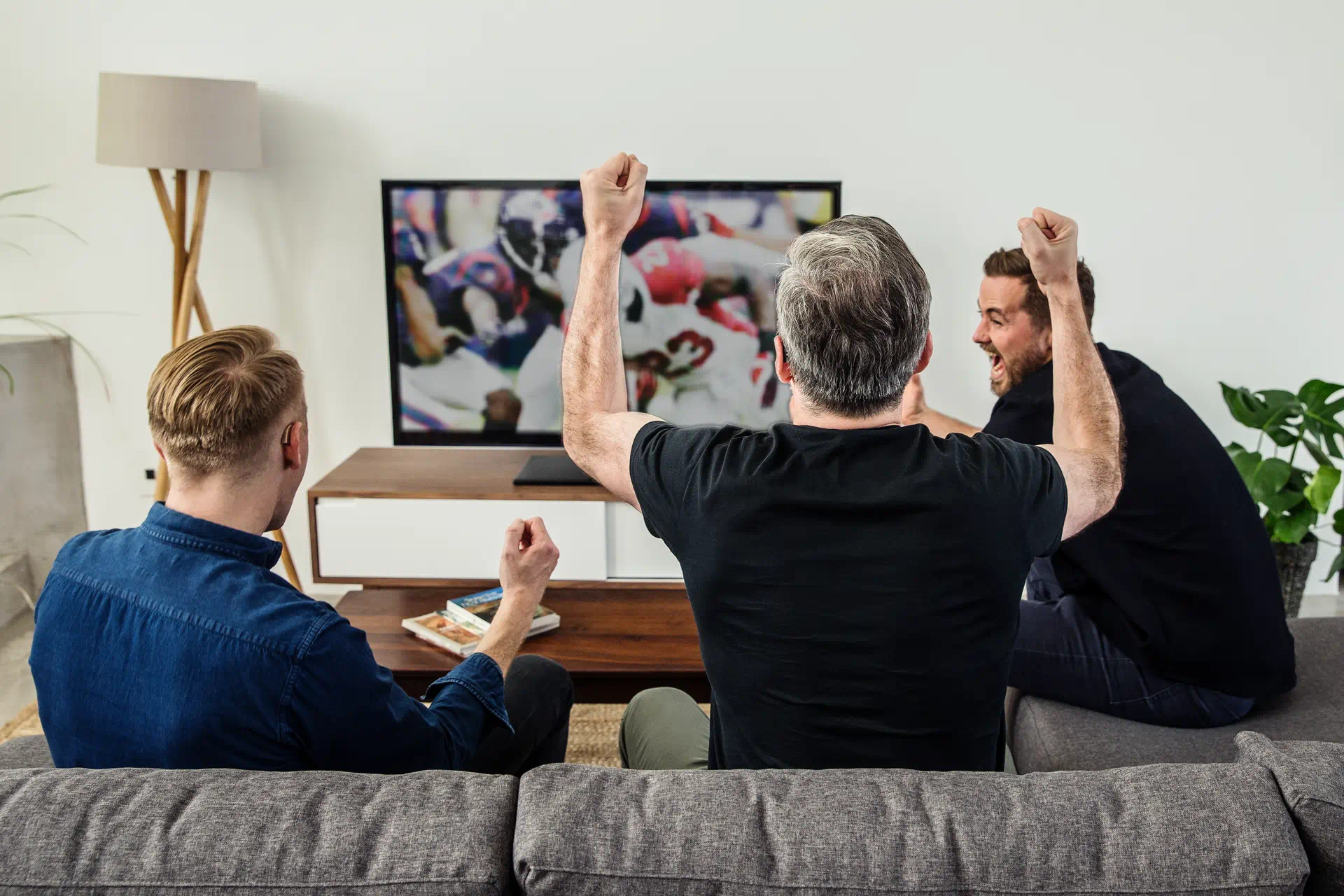 TV playで補聴器でテレビの音を楽しむ人々