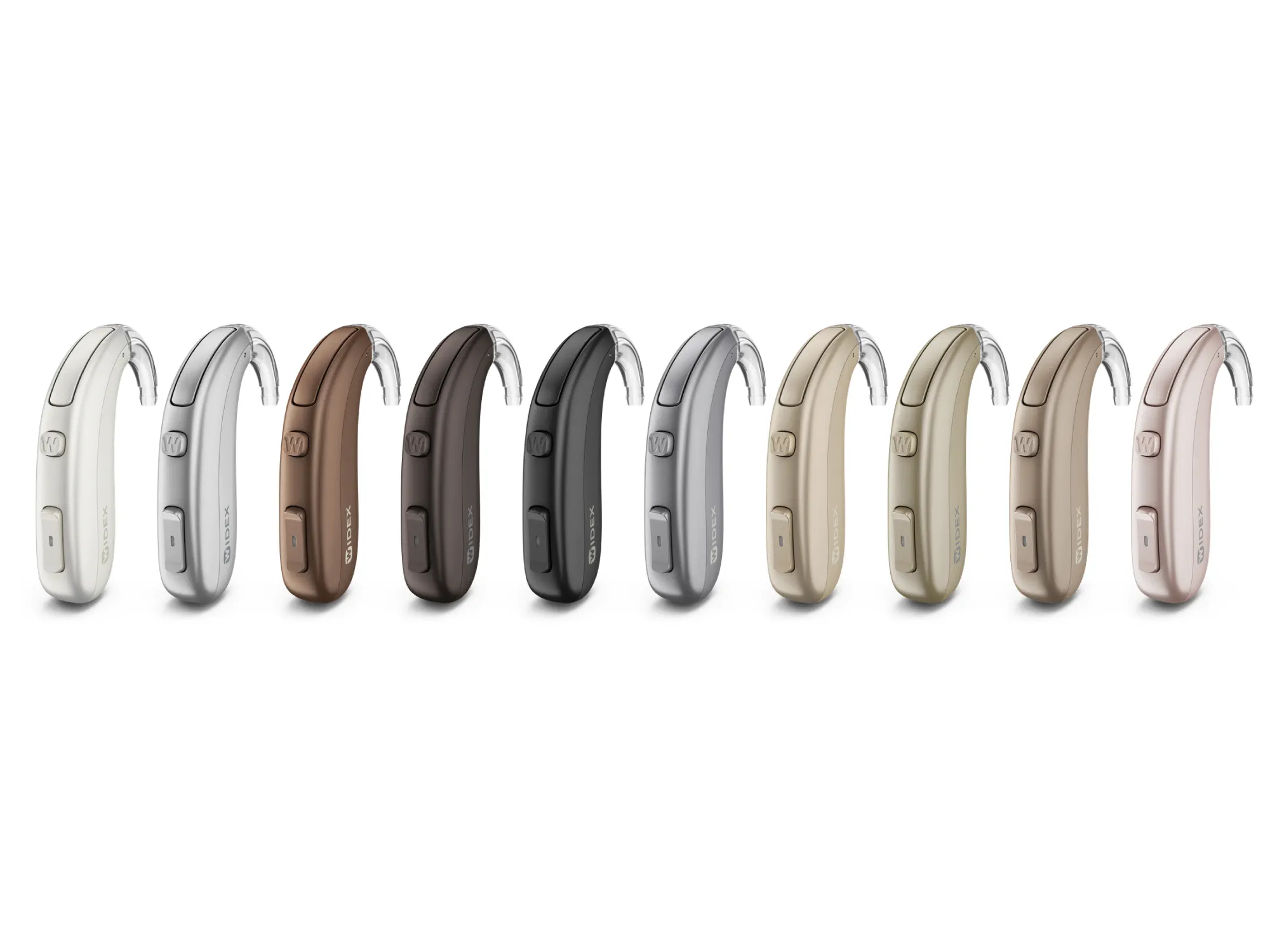 WIDEX ALLURE BTE HEARING AID カラーラインナップ4X3