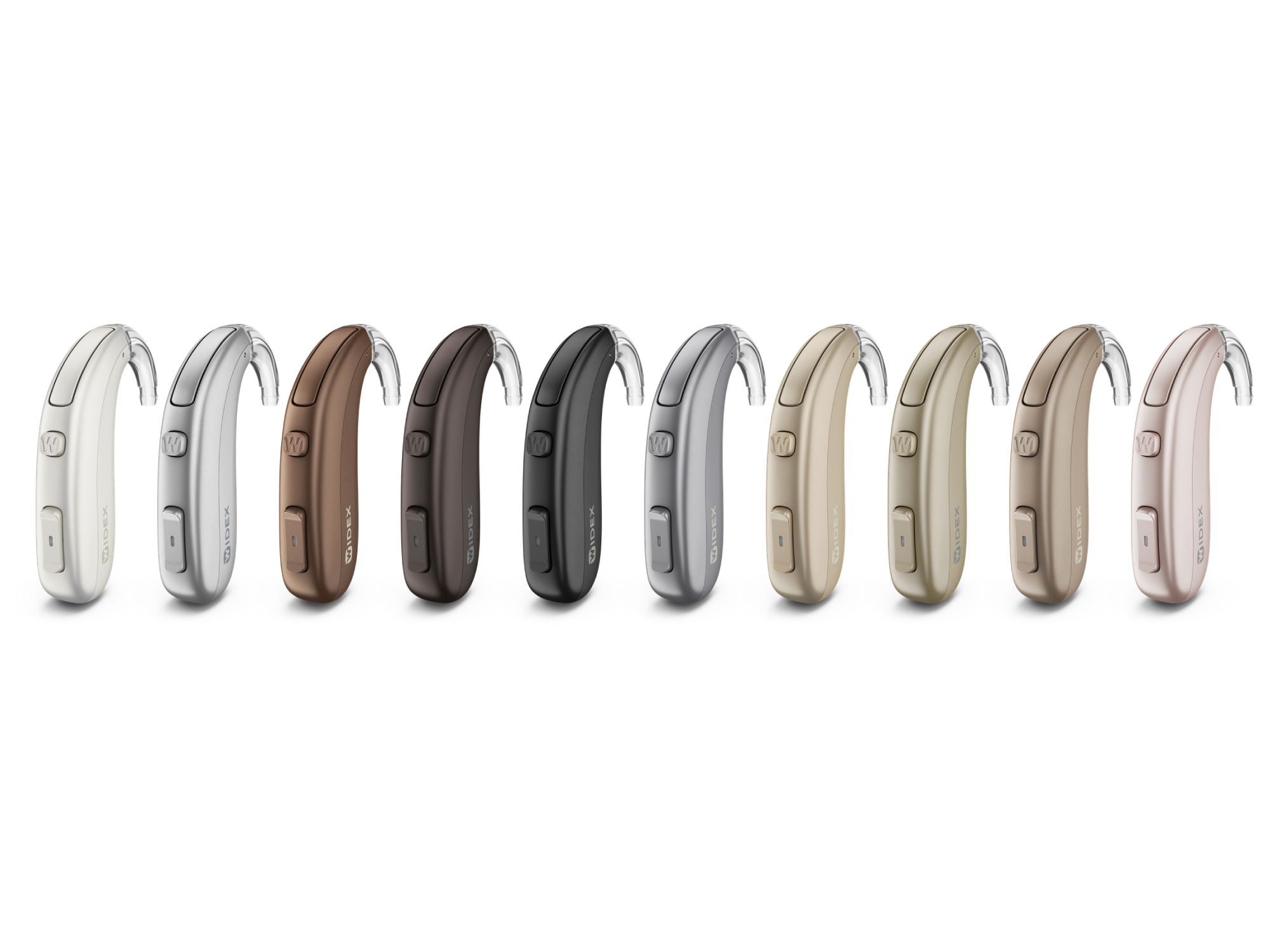 WIDEX ALLURE BTE HEARING AID カラーラインナップ4X3