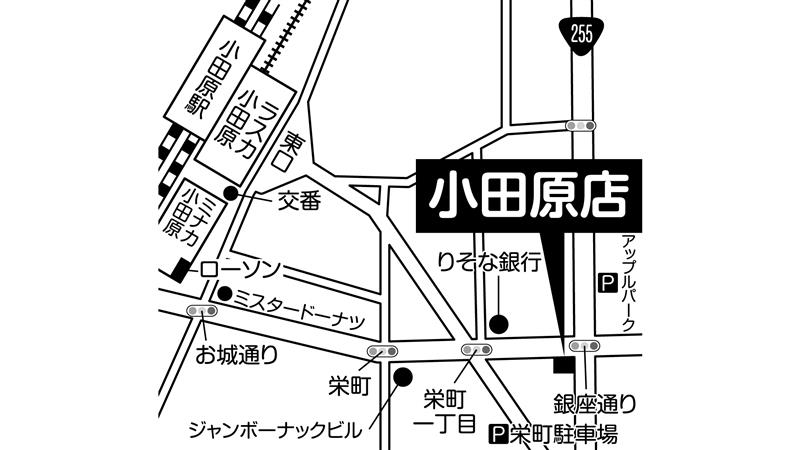 補聴器専門店ブルーム小田原店の地図