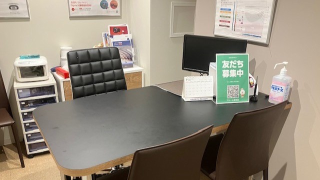 補聴器専門店ブルーム富田店内の写真
