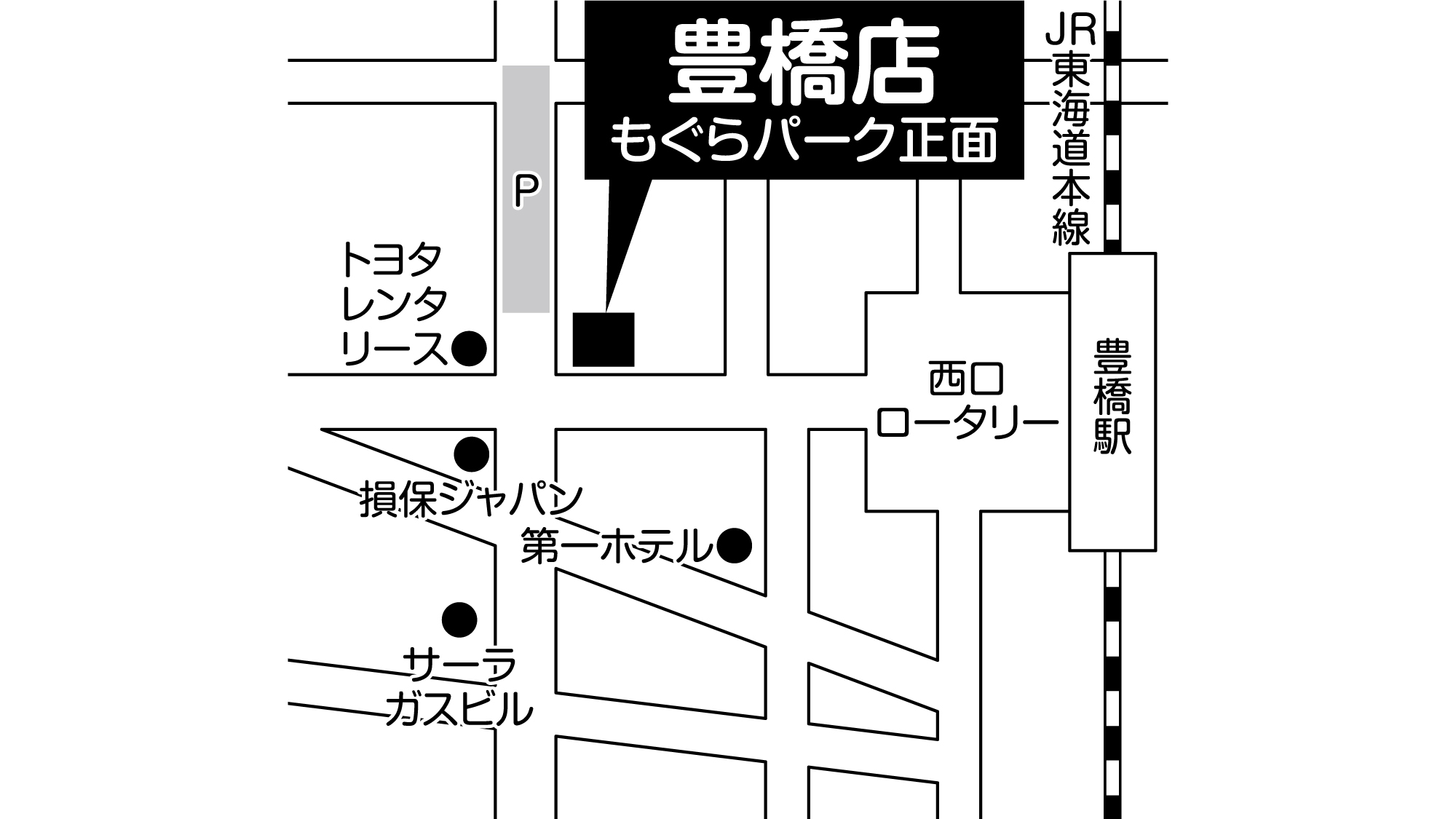 補聴器専門店ブルーム豊橋店の地図