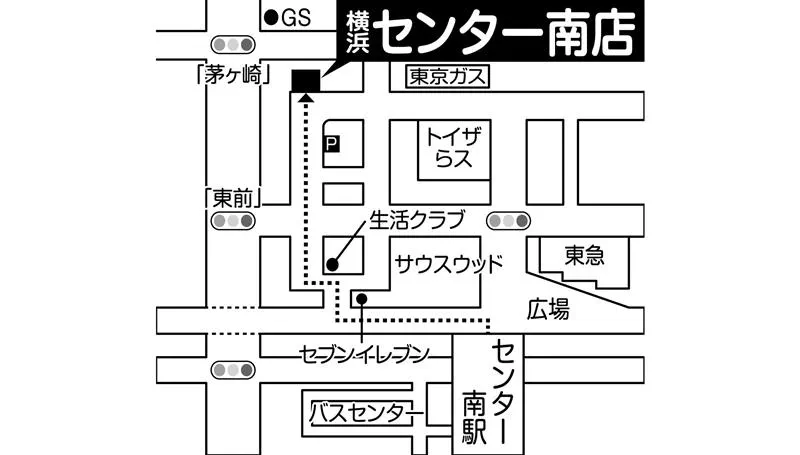 補聴器専門店ブルームセンター南店の地図