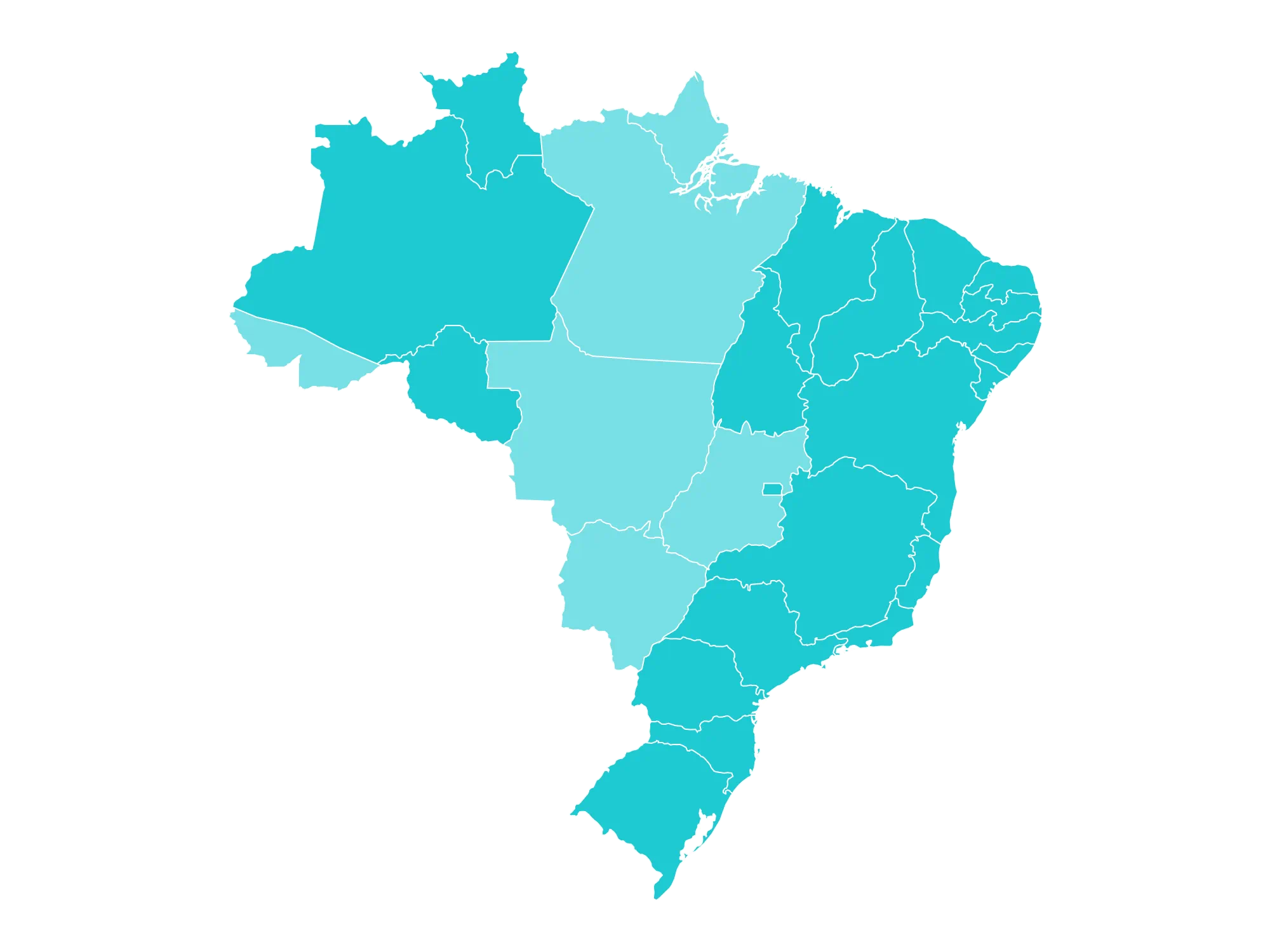 Comunicare Brazil map