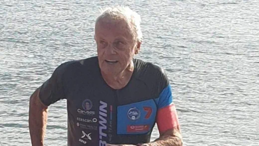 Alf Laking the triathlete superstar. 
