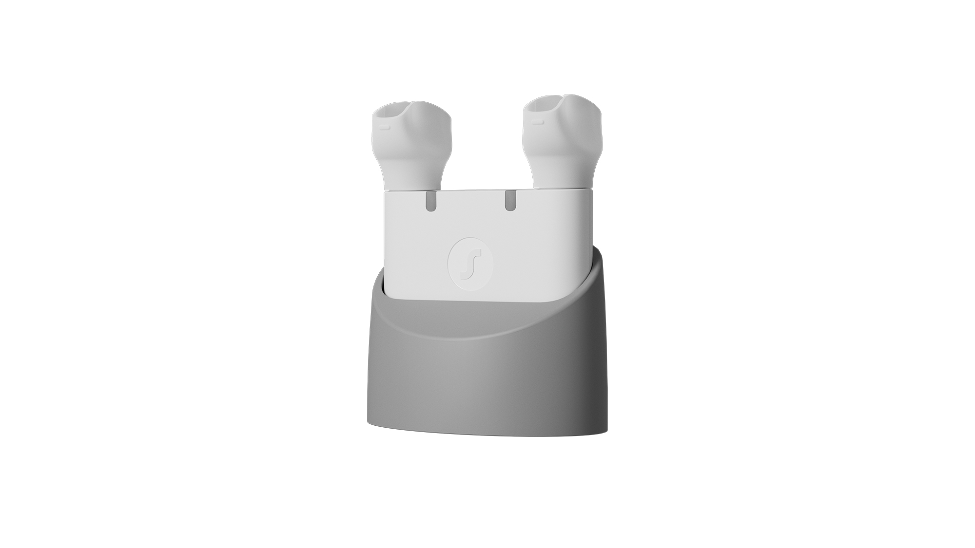 Signia Multi charger for hearing aids. Covers multiple devices (with protective lid, ideal for travel), but must be plugged in.