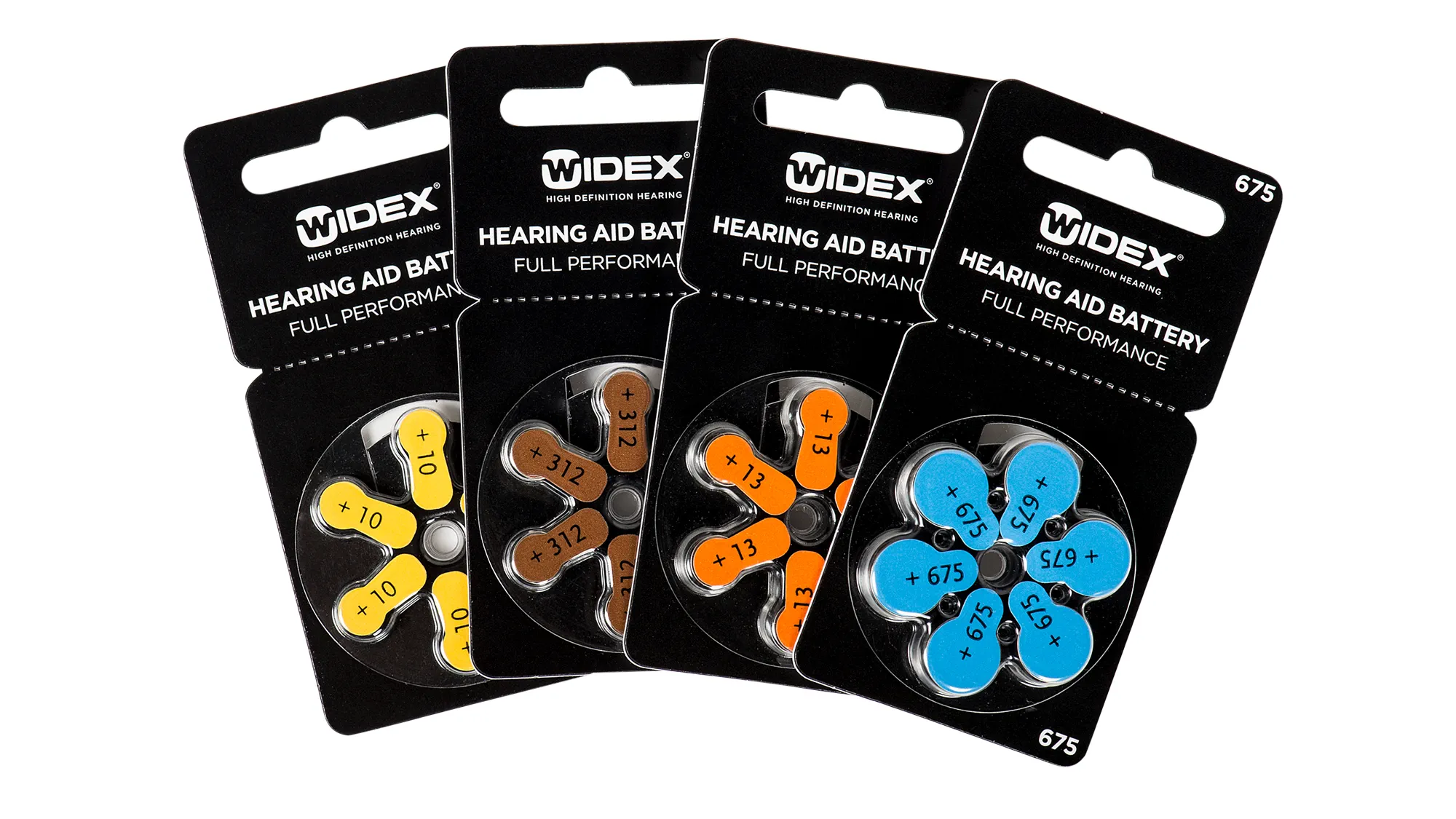 Widex hearing aid batteries all sizes