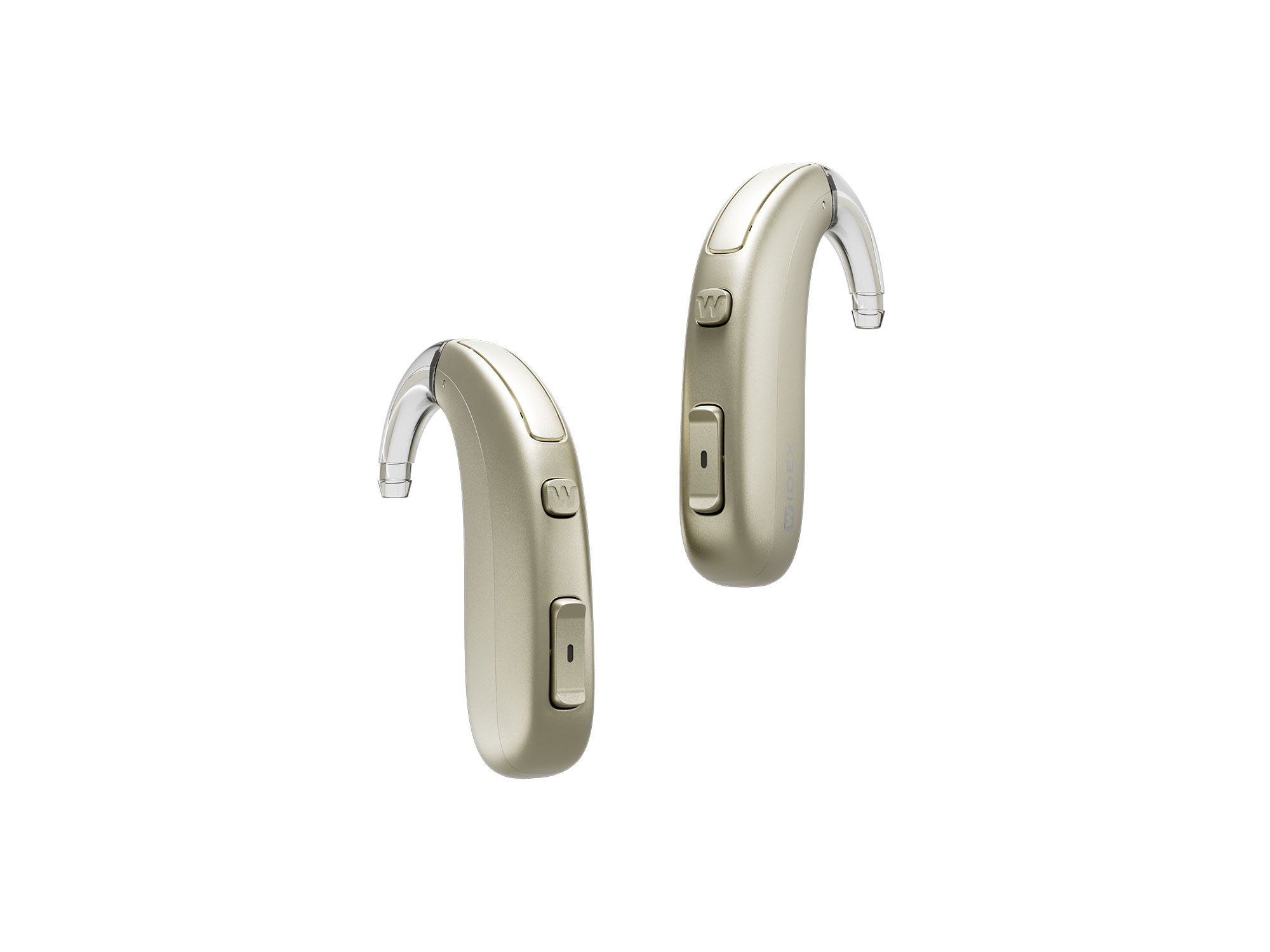 Widex Allure BTE R D hearing aids colour honey blonde - behind the ear aid