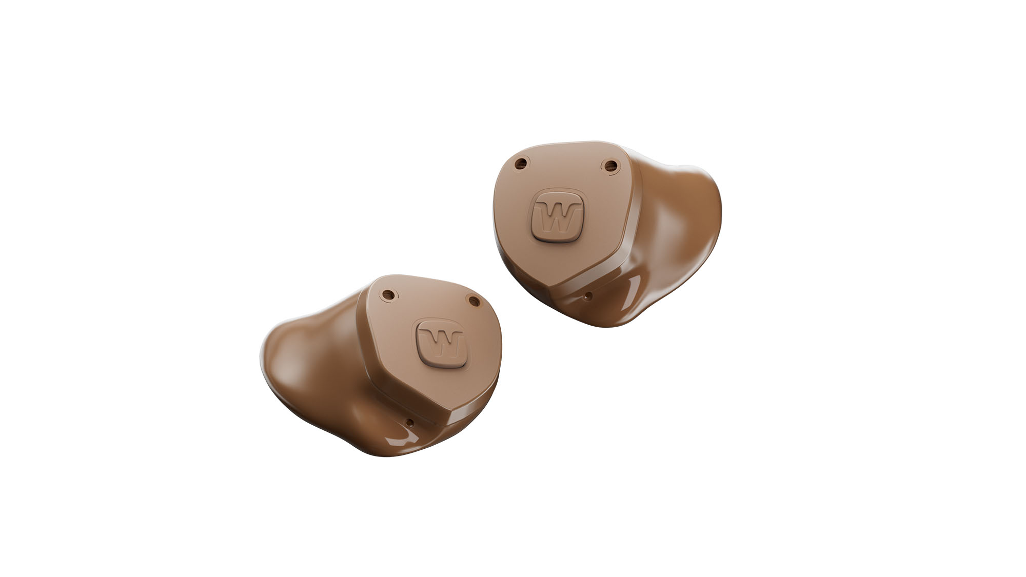 Widex Allure ITE R D hearing aids in colour clay brown - nearly invisible in-the-ear