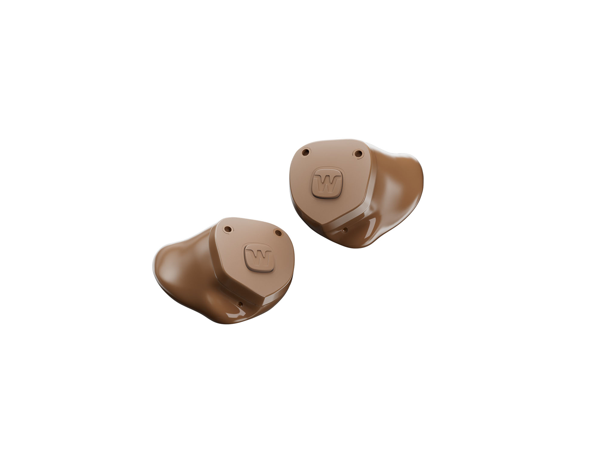 Widex Allure ITE R D hearing aids in colour clay brown - nearly invisible in-the-ear