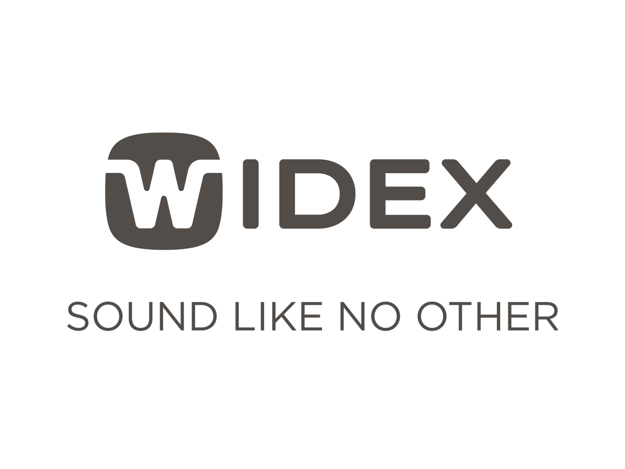 Widex Logo für Widex Hörgeräte - Klang wie kein anderer