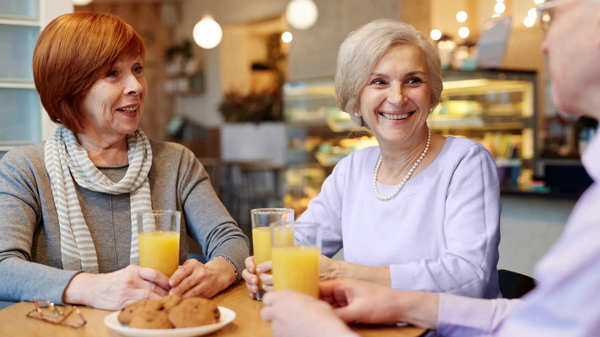 Wearing hearing aids when you are out with a best friend