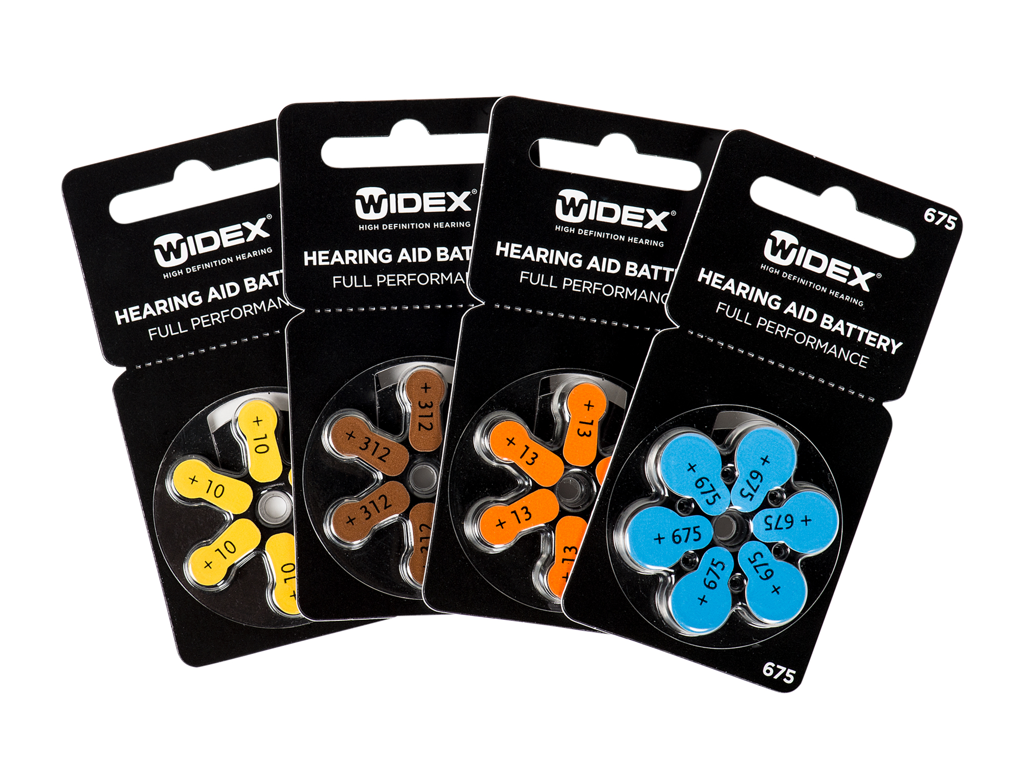 Widex hearing aid batteries all sizes