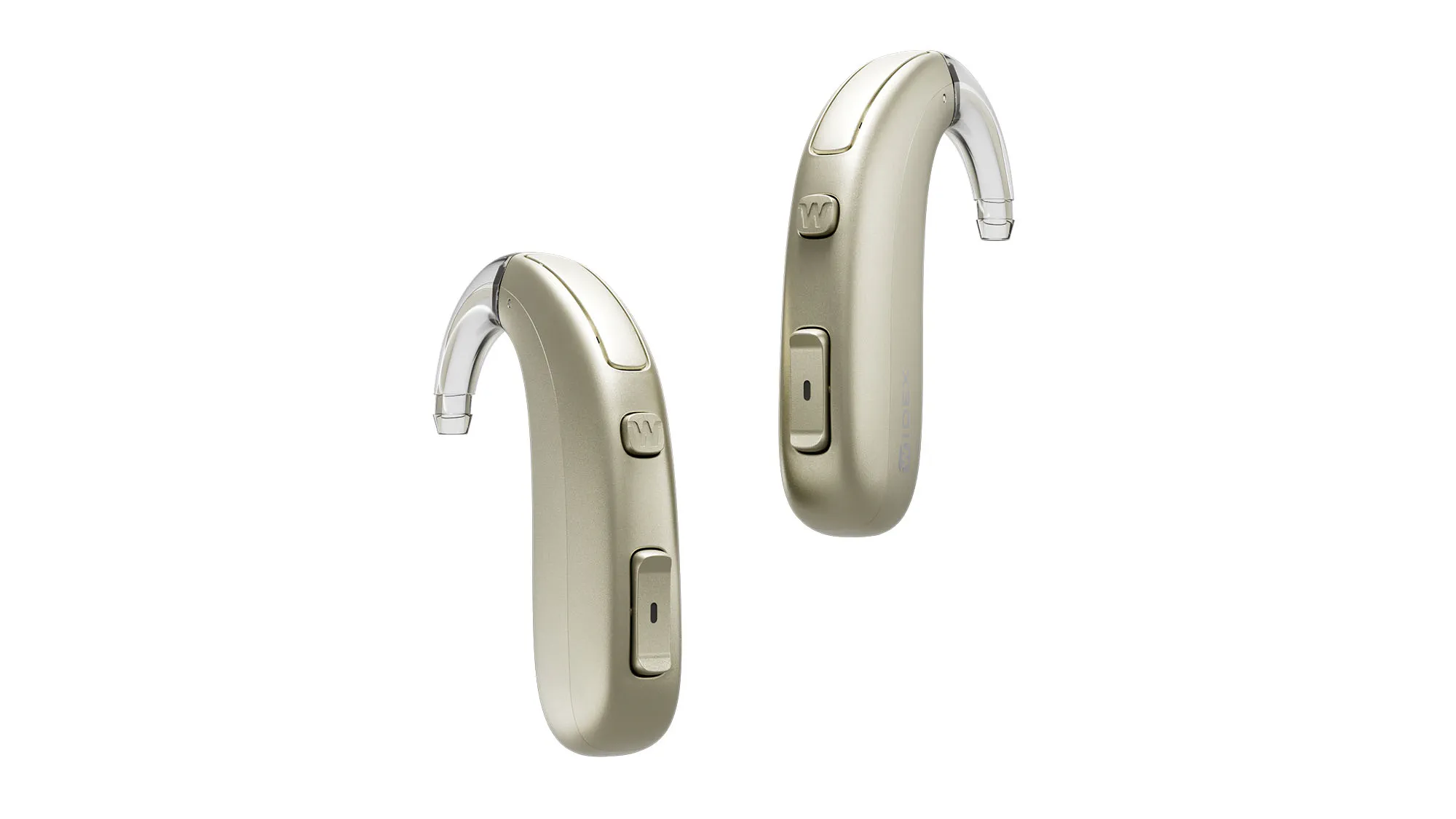 Widex Allure BTE R D hearing aids colour honey blonde - behind the ear aid