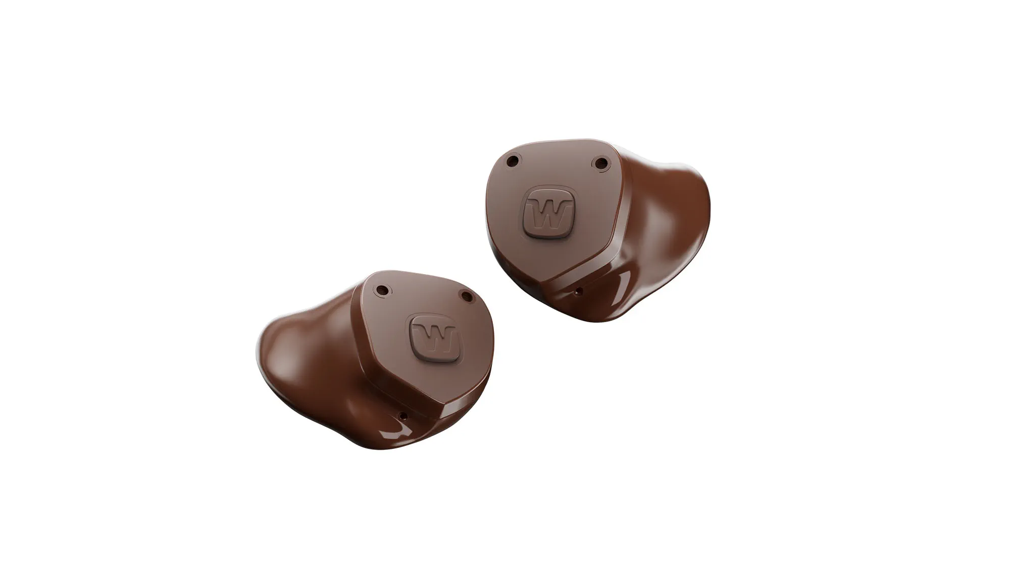 Widex Allure ITE R D hearing aids in colour dark brown - nearly invisible in-the-ear