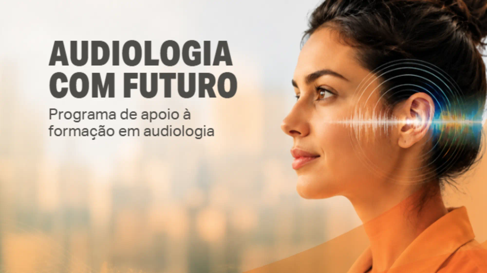 Cartaz programa Audiologia com Futuro